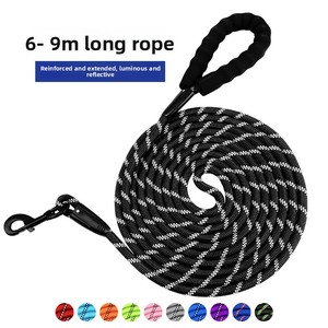 <span class=keywords><strong>Correa</strong></span> de Entrenamiento <span class=keywords><strong>Extensible</strong></span> para Perros y Gatos, de Nailon Resistente, con Rayas Reflectantes, Multicolor, No Retráctil, para Pasear - Product Image 1