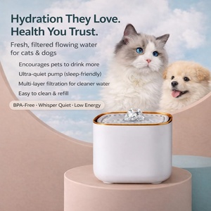 Fontaine à eau automatique pour chat en promotion – Distributeur d'eau intelligent de luxe, sûr et rechargeable avec filtre et pompe pour animaux de compagnie - Product Image 3
