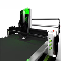 Machine de découpe automatique de vêtements avec contrôle CAD/CAM pour housses de sièges de voiture, cuir, textile, tissu multicouche