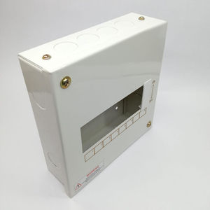 Caja de Distribución Metálica MCB (Puerta Única-SPN) con Barra Colectora Neutra Premium, Placa Ficticia de Enlace de Fase, Modelo KK9, Proveedor Mayorista India - Product Image 4