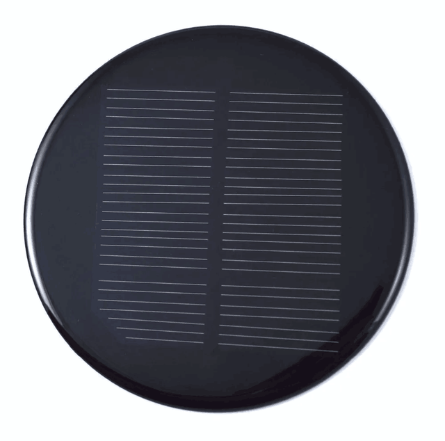 1w 5w 10w 20w Small Round Epoxy Solar Panel Diameter 130mm 150mm 5v 6v 12v Circular Monocrystalline Mini Solar Panels for Light