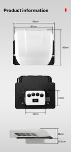 เครื่องปรับอากาศติดหลังคารถบรรทุกขนาดใหญ่ 12V24V แบบทำความเย็นเดี่ยว พร้อมระบบปรับความถี่ ผลิตในจีน สำหรับรถยนต์มีหลังคาซันรูฟ - Product Image 3