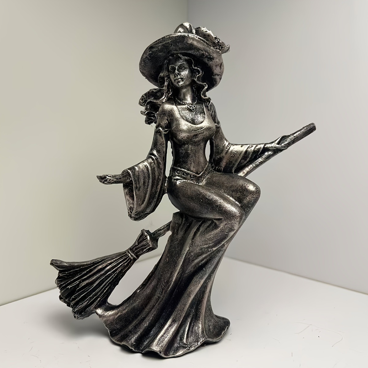 Riding a broom
