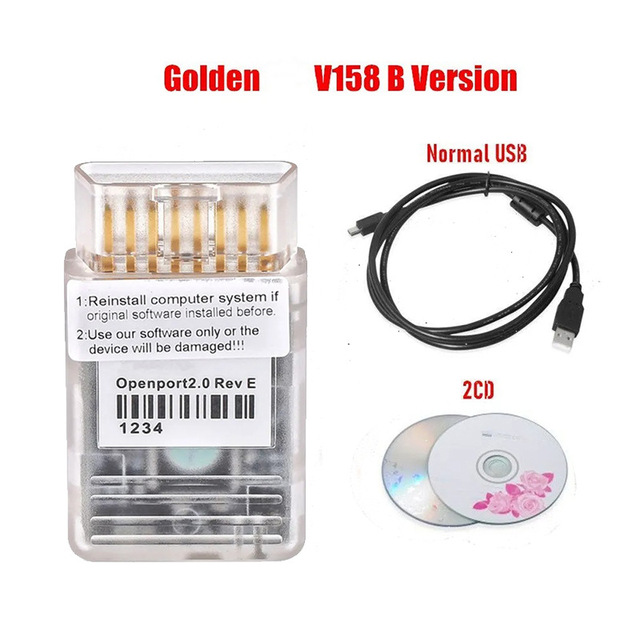 Openport 2.0 ECU Flash Chip Tuning Tool gold-plated Connector Automotive Diagnostic Tools
