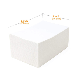 <span class=keywords><strong>Rollo</strong></span> Compatible 4 "X 6" Etiqueta de envío térmico directo 4X6 Etiquetas de pliegue térmico blanco - Product Image 2