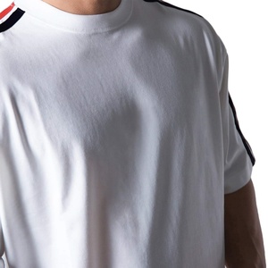 เสื้อยืดออกกำลังกายผู้ชาย แขนสั้น ทรงโอเวอร์ไซส์ เสื้อยืดสไตล์สตรีท เสื้อยืดพิมพ์ลายตามสั่ง พิมพ์ลายซิลค์สกรีน แบบยาว - Product Image 6
