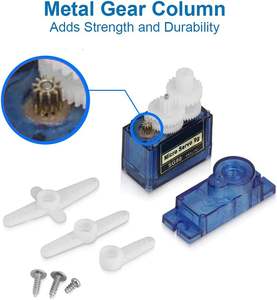 Kit Micro motore Aismartlink SG90 9g per Drone RC/auto/aereo/veicoli/robot/compatibile con Raspberry <span class=keywords><strong>Pi</strong></span> Incl. - Product Image 2