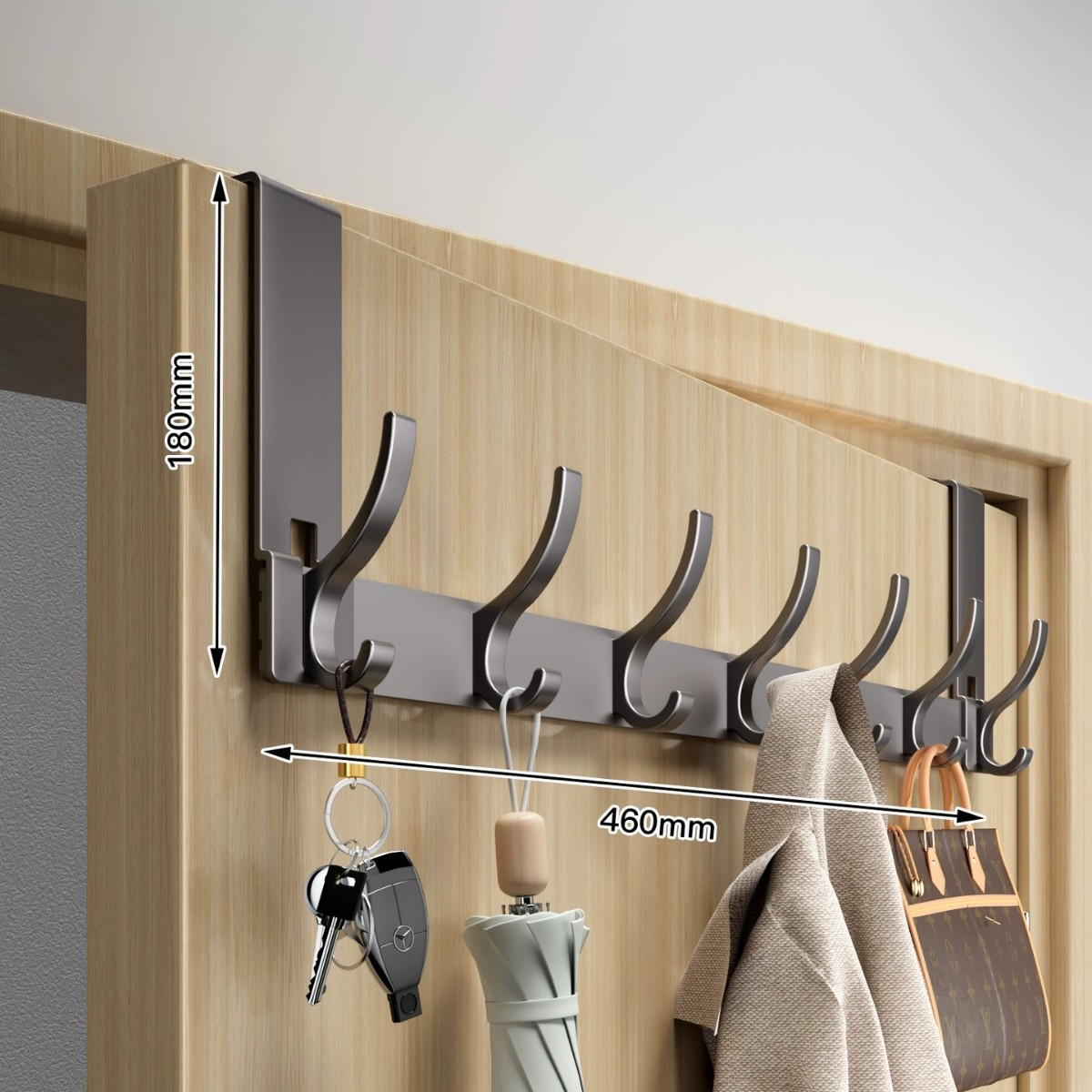 Grigio 18cm 7 ganci