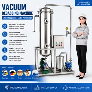 Fully Automatic Multifunctional Stainless Steel <b>Vacuum</b> Degassing Tank <b>Pump</b> Machine KCG Brand 1500W Customizable Voltage Beverage - Product Image 2