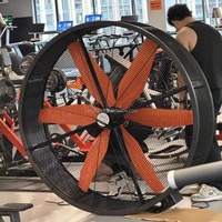 Ventilateur mobile de gym 1m 1.2m 1.5m, grand diamètre, ventilateur industriel sur pied, refroidissement silencieux, moteur PMSM, ventilation portable pour centre de fitness
