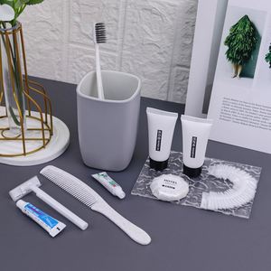 Eco Label Certified 5 Star Luxury Customized Disposable Portable Bathroom Amenities Set for Hotels - Product Image 4