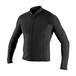 Veste de plongée unisexe en néoprène 3 mm à manches longues, combinaison séparée avec fermeture éclair sur la poitrine, pour la plongée avec tuba, le surf, la voile, protection solaire - Product Image 1
