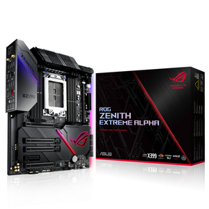 Placa Base para Servidor de Juegos AsusRog Zenith <span class=keywords><strong>Extreme</strong></span> Alpha AMD X399 Compatible con Procesadores AMD Threadripper 2 (TR4) EATX para Estaciones de Trabajo - Product Image 1