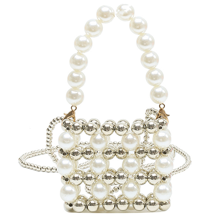 Carteras con perlas, o abalorios