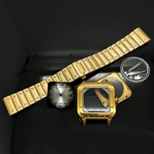 Boîtier de montre en acier 316L noir, argent, or rose de 38 mm, cadran de 27 mm - Pièces de réparation/modification pour mouvements automatiques <span class=keywords><strong>Seiko</strong></span> NH35/36 - Product Image 3