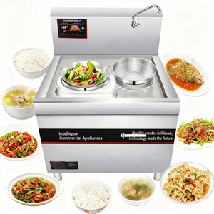 Catering Supplies Stainless Steel Single Burner Induction <strong>Cooker</strong> Cooking Equipment W/ Precise Temp Timing Control for Food Court - Product Image 3