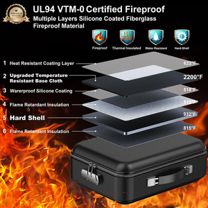 <span class=keywords><strong>Caja</strong></span> <span class=keywords><strong>de</strong></span> <span class=keywords><strong>Seguridad</strong></span> <span class=keywords><strong>para</strong></span> <span class=keywords><strong>Documentos</strong></span> Ignífuga, Organizador <span class=keywords><strong>de</strong></span> Archivos Portátil, <span class=keywords><strong>Caja</strong></span> Organizadora <span class=keywords><strong>de</strong></span> <span class=keywords><strong>Documentos</strong></span> Rígida con Cerradura - Product Image 2