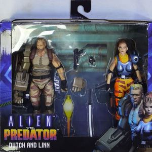 Neca người ngoài hành tinh <span class=keywords><strong>vs</strong></span> <span class=keywords><strong>Predator</strong></span> avp nam và nữ chiến binh đôi phù hợp với búp bê di chuyển tay mô hình hành động - Product Image 3