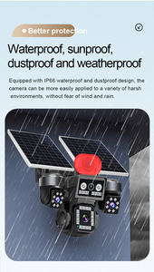 Nueva Cámara Solar Inalámbrica Wifi Aov 24h 4 Lentes 20mp con Detección de Movimiento PIR, Resistente al Agua IP66, CCTV, con Tarjeta SIM 4G - Product Image 5