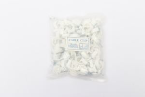 Clips de câble circulaires de type PE à insertion, élastiques et résistants aux chocs, fixés par clou, permettant d'économiser du temps et des coûts - Product Image 5