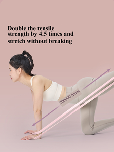 <span class=keywords><strong>Banda</strong></span> de Resistencia para Yoga, Entrenamiento de Fuerza, Rehabilitación, Estiramiento, Tonificación de Glúteos, Entrenamiento de Piernas, <span class=keywords><strong>Banda</strong></span> Elástica - Product Image 3