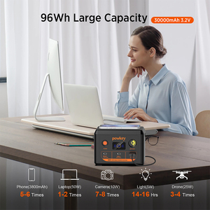 Suministro de camarero eléctrico de alta capacidad, Banco de energía de 30000mAh, carga inalámbrica USB de 100W para respaldo <span class=keywords><strong>celular</strong></span> móvil al aire libre - Product Image 5