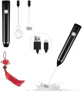 Mousseur à <span class=keywords><strong>lait</strong></span> réglable à trois vitesses Rechargeable par USB portable Dispositif en plastique sans fil coloré <span class=keywords><strong>pour</strong></span> un usage domestique - Product Image 5