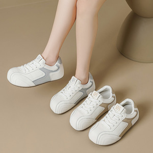 Invisible Heightening White <b>Sneakers</b> - 2026 Spring New Design - Versatile Big-Toe Shoes - Original Round-Topped Walking Shoes - Product Image 6