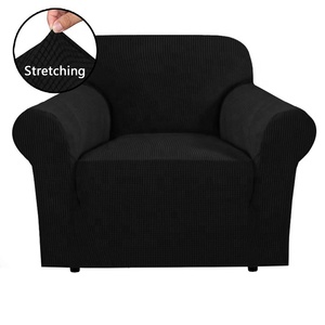 도매 스판덱스 슬리퍼 탄성 스트레치 소파 커버 스키드 저항 안락 보호자 방수 소파 커버 - Product Image 1