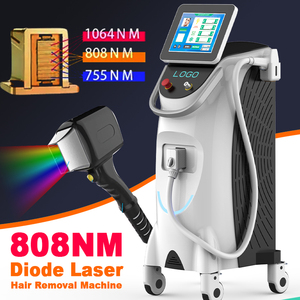 Appareil d'épilation 2-en-1 breveté, sûr et indolore, 808+755+1064, efficace, professionnel, pour les bras et les jambes, avec système de refroidissement - Product Image 1