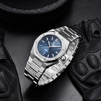 Montre mécanique automatique pour homme PAGANI DESIGN PD-1673, 40 mm, saphir, acier inoxydable, étanche 10 bars, luminescente C3, Reloj Hombre