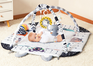 Alfombra de Juego para Bebés con Juguetes Desmontables para la Exploración Sensorial y el Desarrollo de Habilidades Motoras, Alfombra de Juego 8 en 1 y Gimnasio de Actividades - Product Image 6