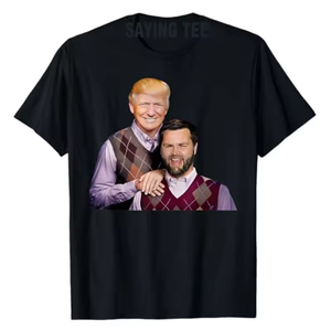 MAGA Vance 2024 Parodia Divertida de los Hermanos MAGA J.D. Camiseta Vance <span class=keywords><strong>Bros</strong></span> con diseño gráfico de campaña, divertida y humorística, de manga corta con frases. - Product Image 1