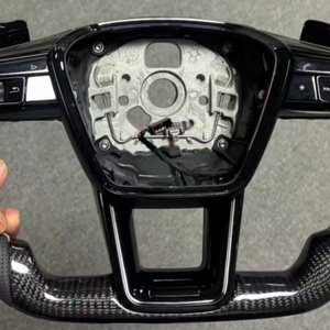 Volant en fibre de carbone véritable pour <span class=keywords><strong>Audi</strong></span> A4 B8.5 S4 RS4 A5 S5 RS5 RS6 Q5 Q7 Q3 A3 A6 S3 S1 S4 RS3 B8 TT MK2 C8 – Économies importantes - Product Image 5