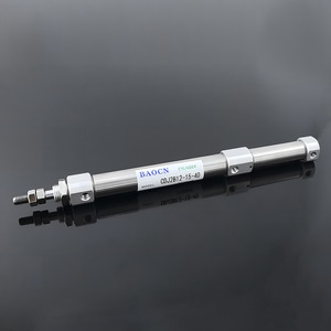 BAOCN กระบอกสูบขนาดเล็ก CDJ2B12 15-40 แบบสองจังหวะ สแตนเลส พร้อมเกลียวเชื่อมต่อ - Product Image 3