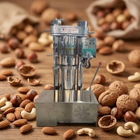 Nieuwe commerciële volautomatische digitale oliepersmachine van roestvrij staal voor zonnebloem, olijf, kokosnoot, sesam, pinda en sojabonen
