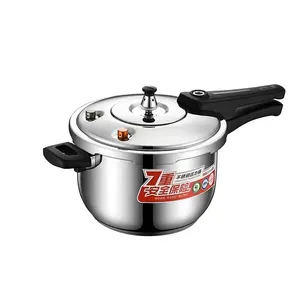 Commercial Restaurant Kitchen Cookware Multi-size Stainless Steel Pressure Cooker Gas Induction Soup High Pressure Pot