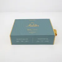 Kotak Hadiah Laci Merah Terbaru dengan Tas Kertas Senada, Finishing Matte untuk Souvenir Pesta Ulang Tahun dan Baby Shower