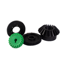 Pembuat Spiral Spiral Mini Hypoid plastik nilon pom miniatur lurus diferensial mesin Spur Bevel Gear harga
