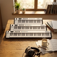 Teclado MIDI USB Portátil de 37, 49 y 61 Teclas, Midiplus Xmini II, Controlador MIDI de Teclas Delgadas para Estudio en Casa y Producción Musical Móvil