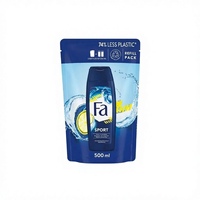Pochette Doypack écologique de qualité alimentaire avec impression en héliogravure pour recharge de savon liquide, avec bec verseur en plastique, 500 ml