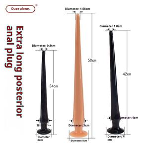 Pénis de simulation extra-longue queue de <span class=keywords><strong>cochon</strong></span>, pour hommes et femmes, jouet anal pour adultes, dilatateur, dispositif de masturbation, plug anal profond, fabriqué en Chine - Product Image 2