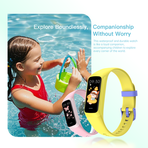 Smartwatch Sportivo per Bambini con Display Digitale AMOLED Quadrato, GPS, IP67, Monitoraggio Ossigeno nel Sangue e Sonno, Controllo <span class=keywords><strong>App</strong></span> Musica, Compatibile Magnetico - Product Image 5