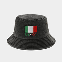 Gorra de Pescador Bordada Personalizada con la Bandera de la Selección Nacional de Fútbol, Souvenir de Club de Fútbol, Gorra Deportiva de Rugby para Fanáticos