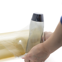 Film alimentaire en PVC de qualité alimentaire avec boîte distributrice et coupe-film, film plastique pour la conservation des aliments et des légumes
