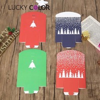 Boîte-cadeau de Noël personnalisée de nouvelle mode boîtes à gâteau de mariage d'emballage d'impression de bonbons pour invité boîte de papier en carton