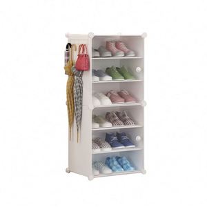 <span class=keywords><strong>Zapatero</strong></span> Moderno de Plástico PP y Tubo de Hierro, Elegante <span class=keywords><strong>Zapatero</strong></span> de 5 Niveles - Product Image 6