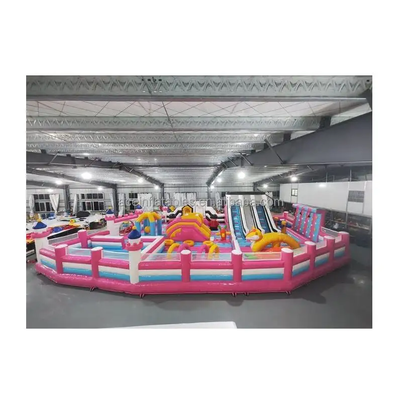 China personalizável parque temático inflável trampolim inflável casa do salto inflável parque de diversões
