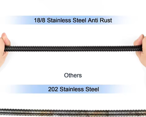 Manguera de Ducha de Acero Inoxidable Moderna, Flexible y Duradera de Alta Calidad con Tuerca de Inserción de Latón, Resistente a la Oxidación y sin Enredos, para Uso en Baños - Product Image 3