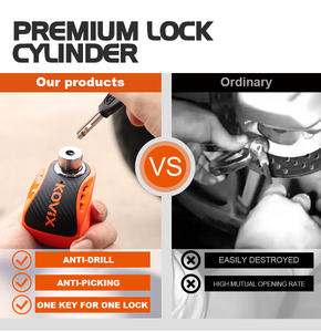 Para <span class=keywords><strong>KOVIX</strong></span>, bloqueo de freno de disco antirrobo para motocicletas, accesorios de seguridad para montar al aire libre para bicicletas - Product Image 6